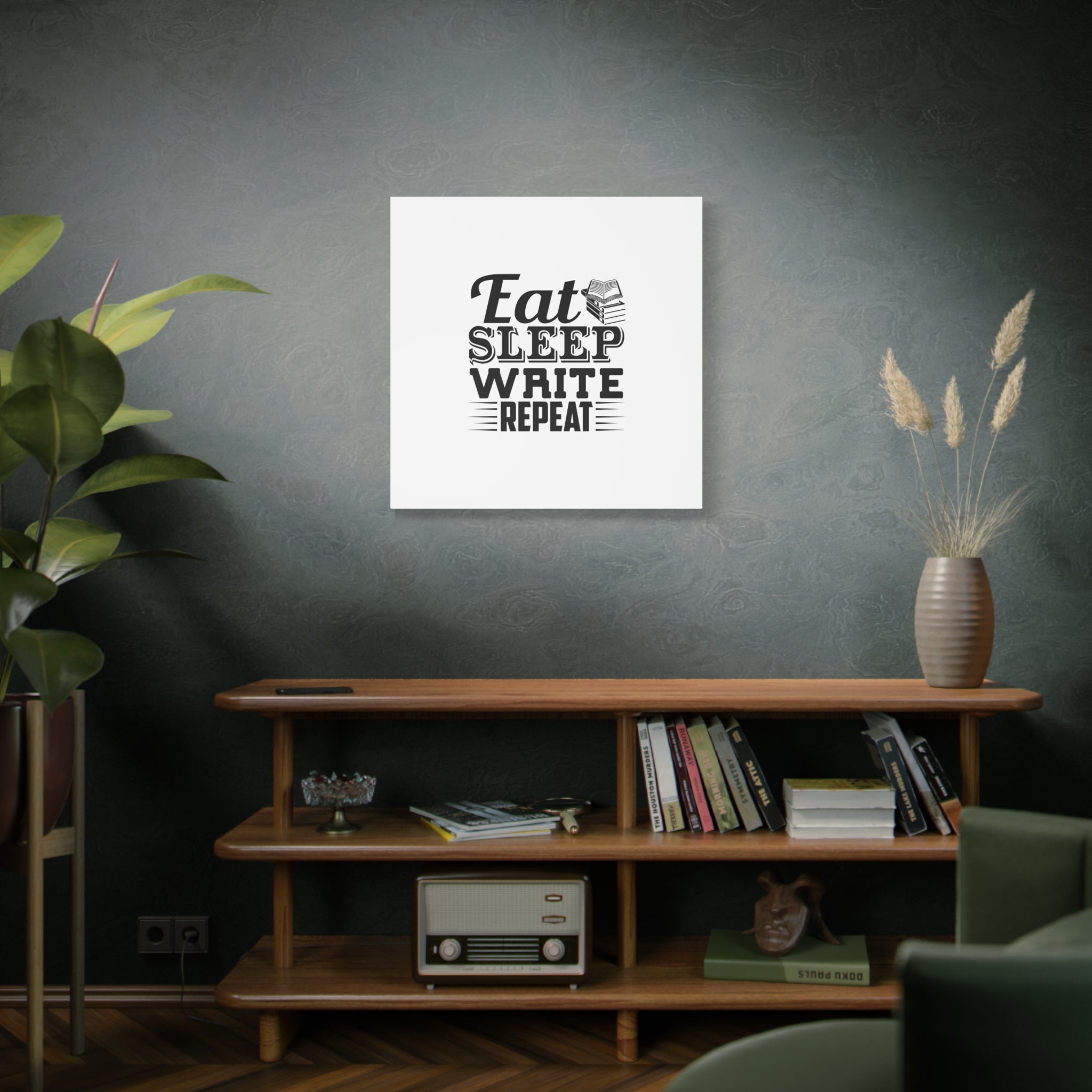 Eat Sleep Write Repeat Canvas