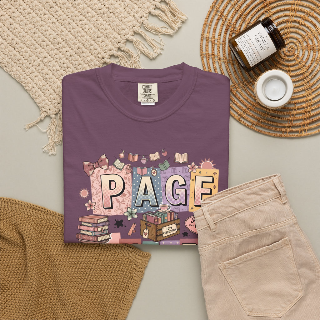 Page Turner T-Shirt — Cute Book Lover Graphic Tee