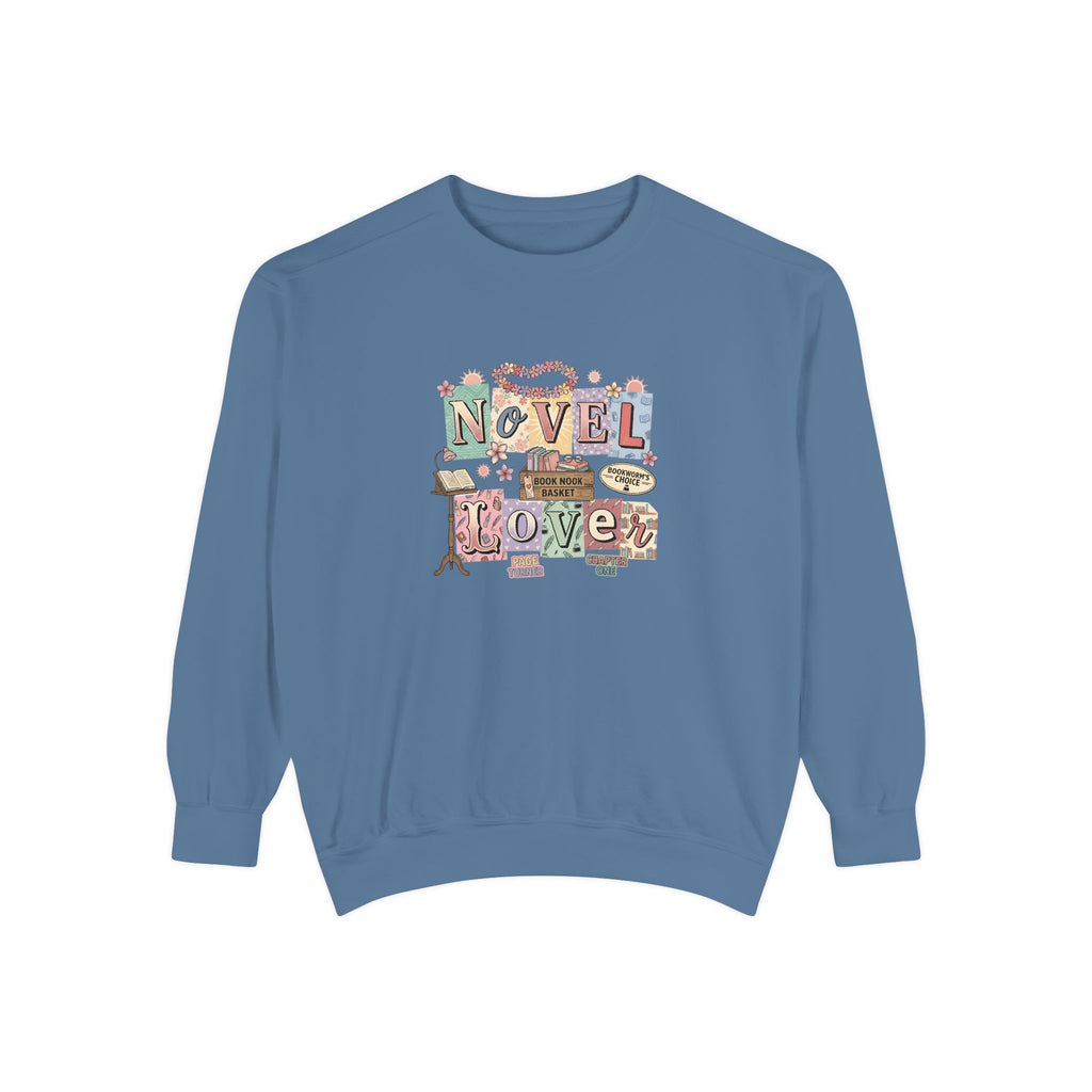 Novel Lover Sweatshirt — Cozy Bookish Graphic Pullover