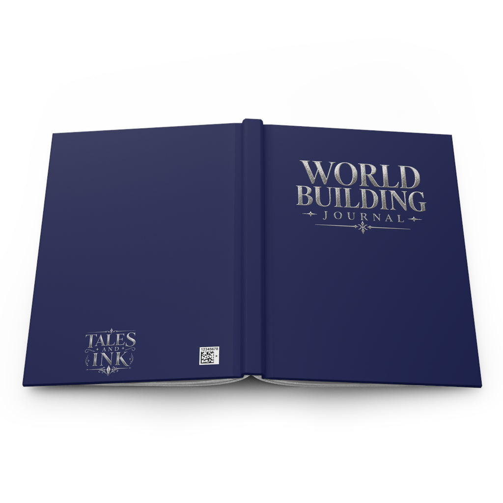 Worldbuilding Notes Hardcover Journal — Fantasy Map & Story Planner