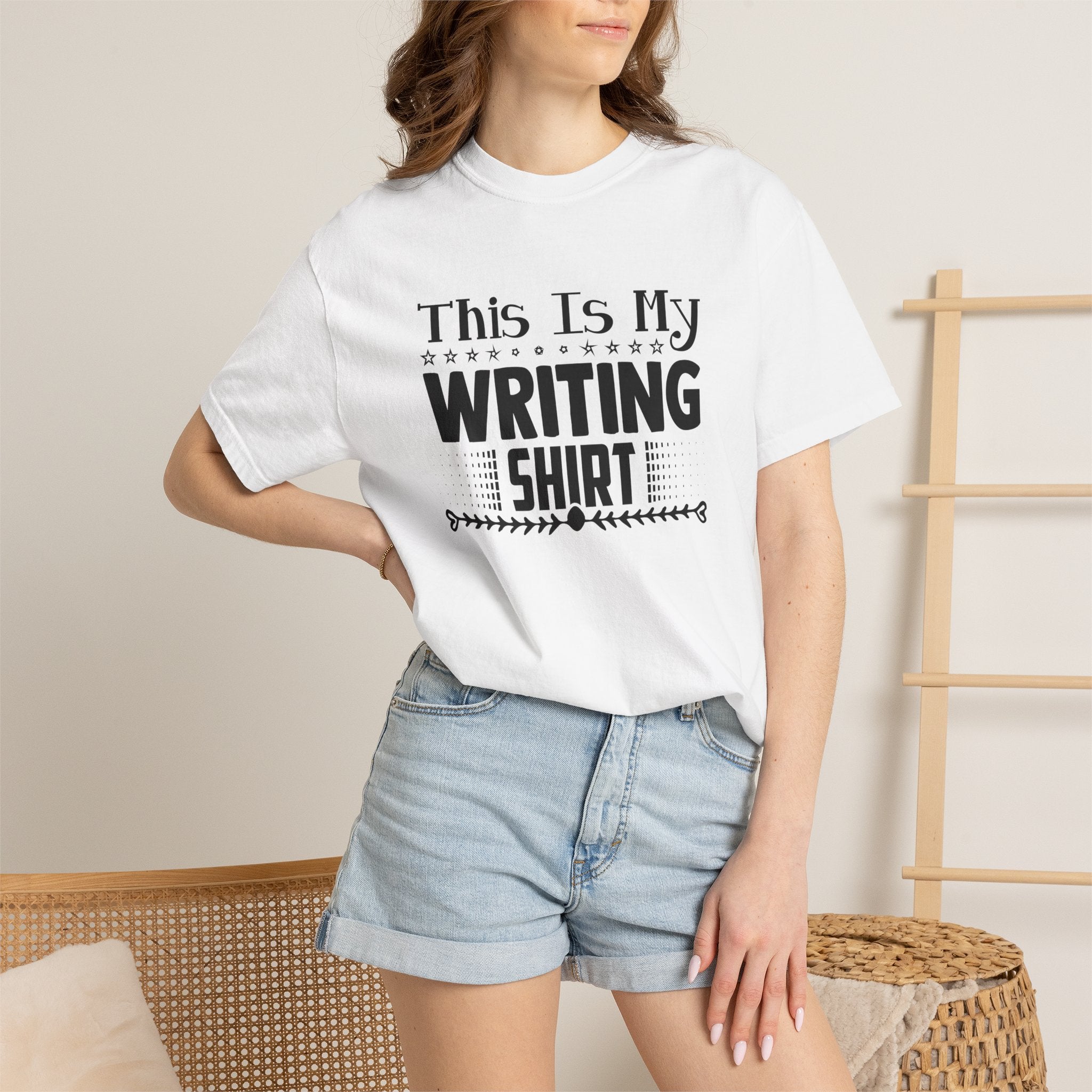 This Is My Writing Shirt T‑Shirt — Funny Writer Tee for Authors & Bloggers