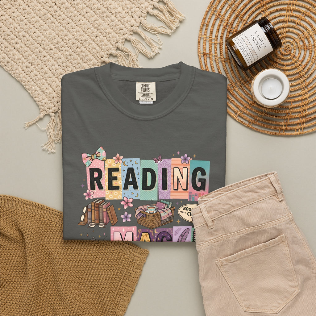 Reading Magic T-Shirt – Cute Book Lover Graphic Tee