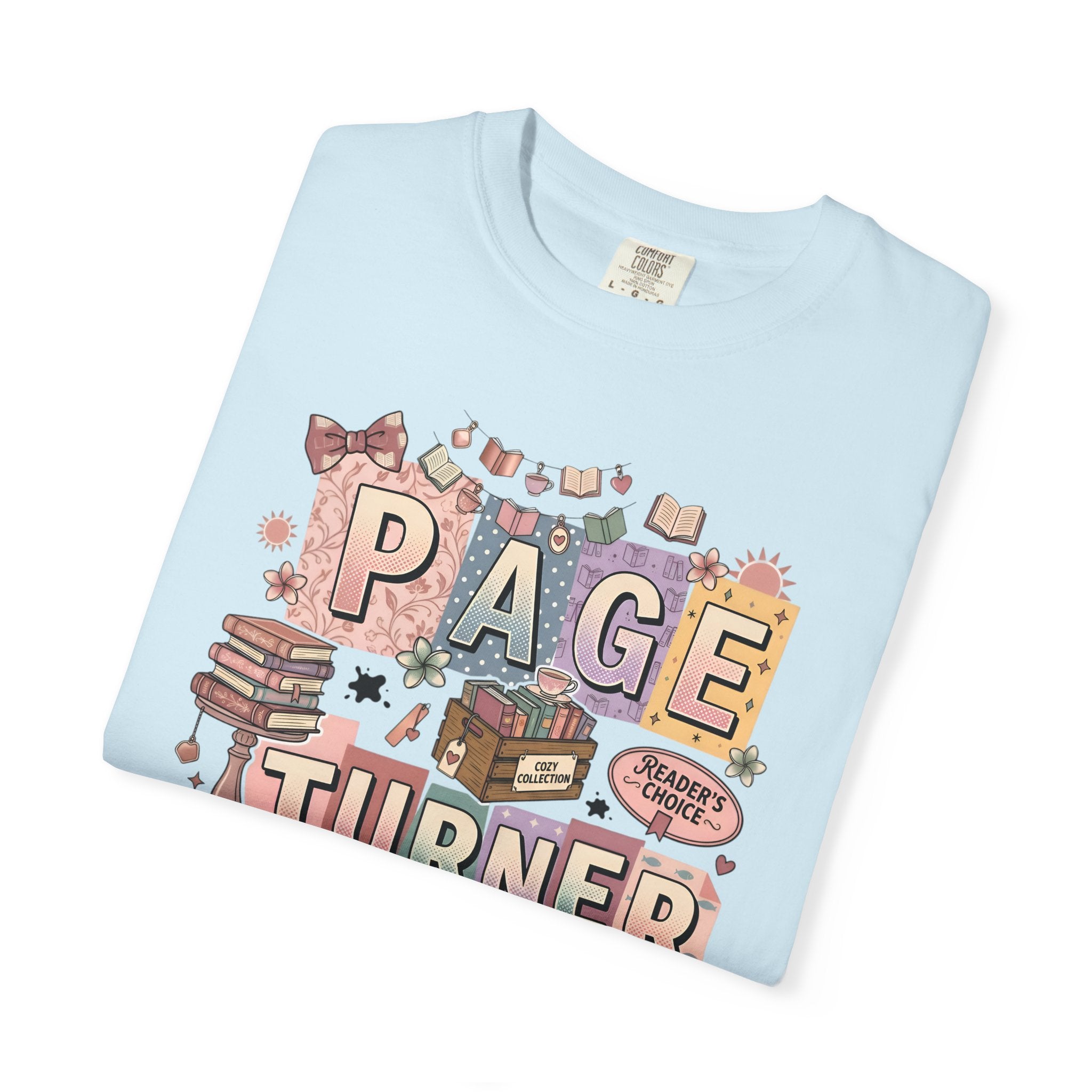 Page Turner T-Shirt — Cute Book Lover Graphic Tee