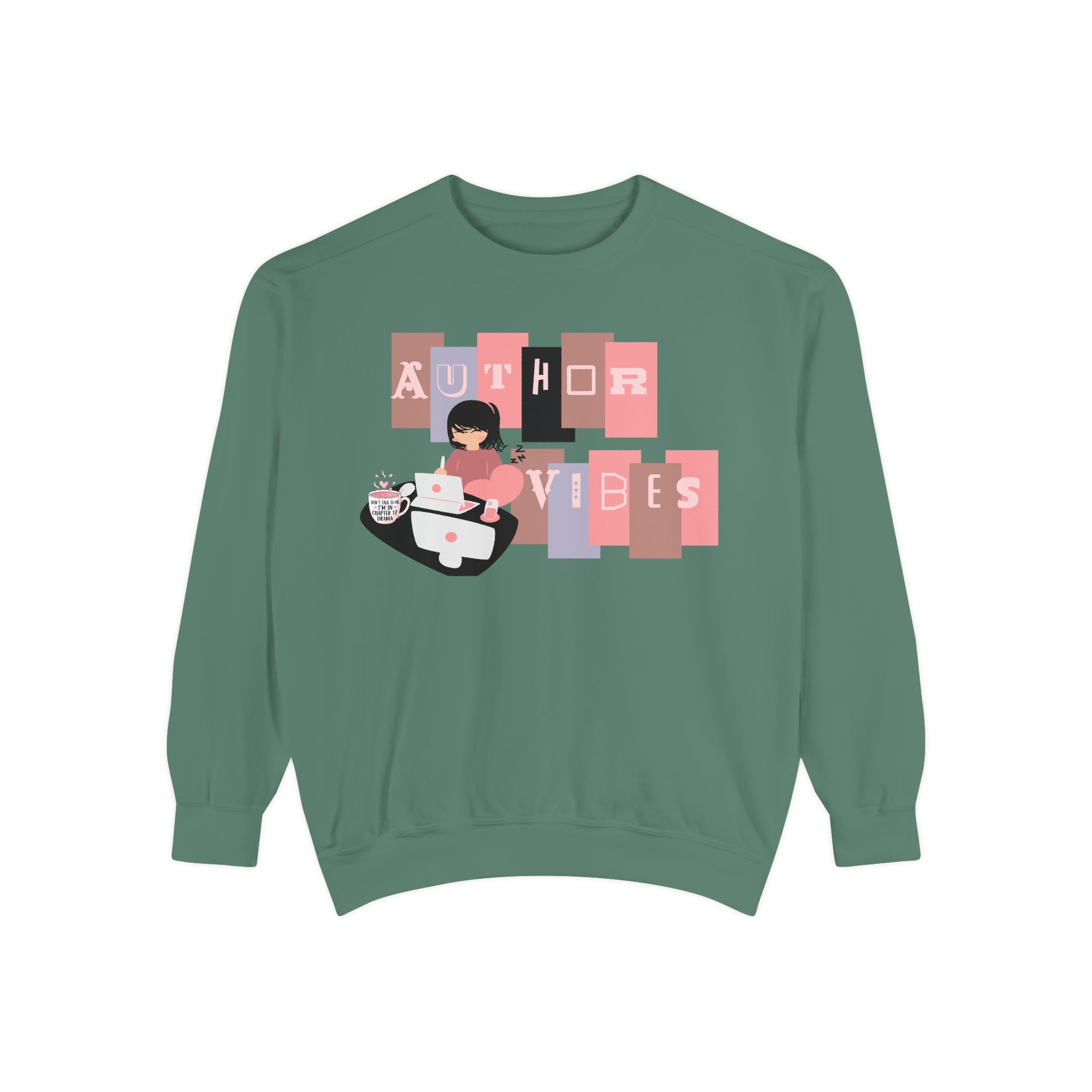 Author Vibes Sweatshirt — Cozy Writer Crewneck