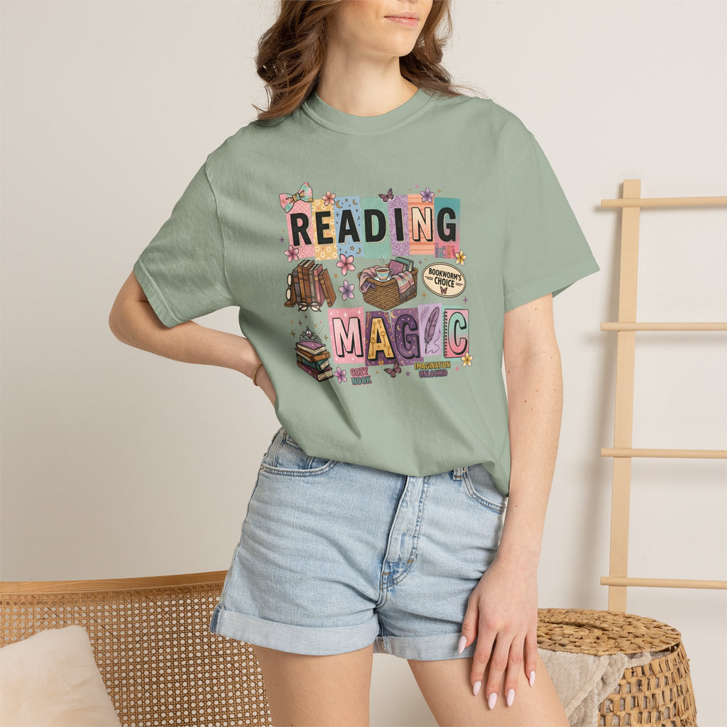 Reading Magic T-Shirt – Cute Book Lover Graphic Tee