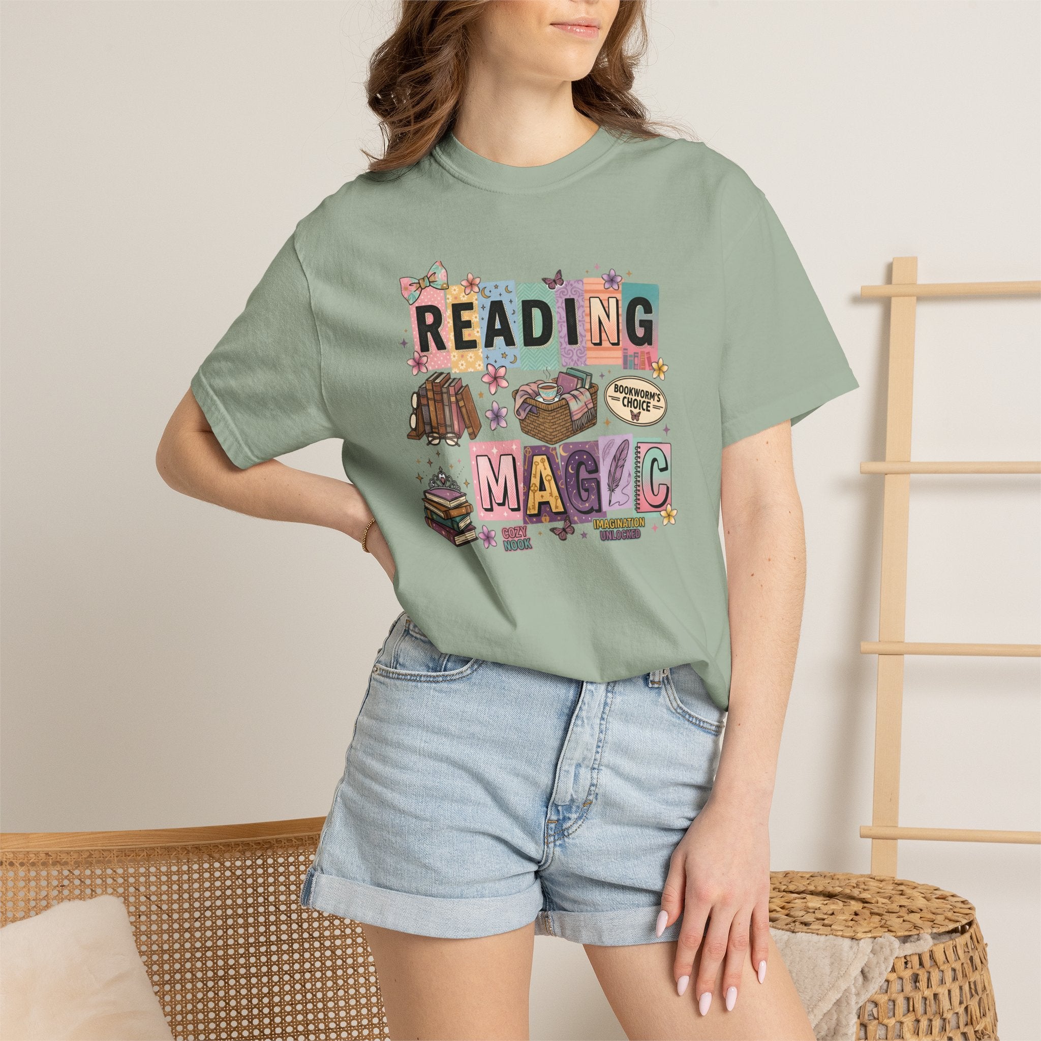 Reading Magic T-Shirt – Cute Book Lover Graphic Tee
