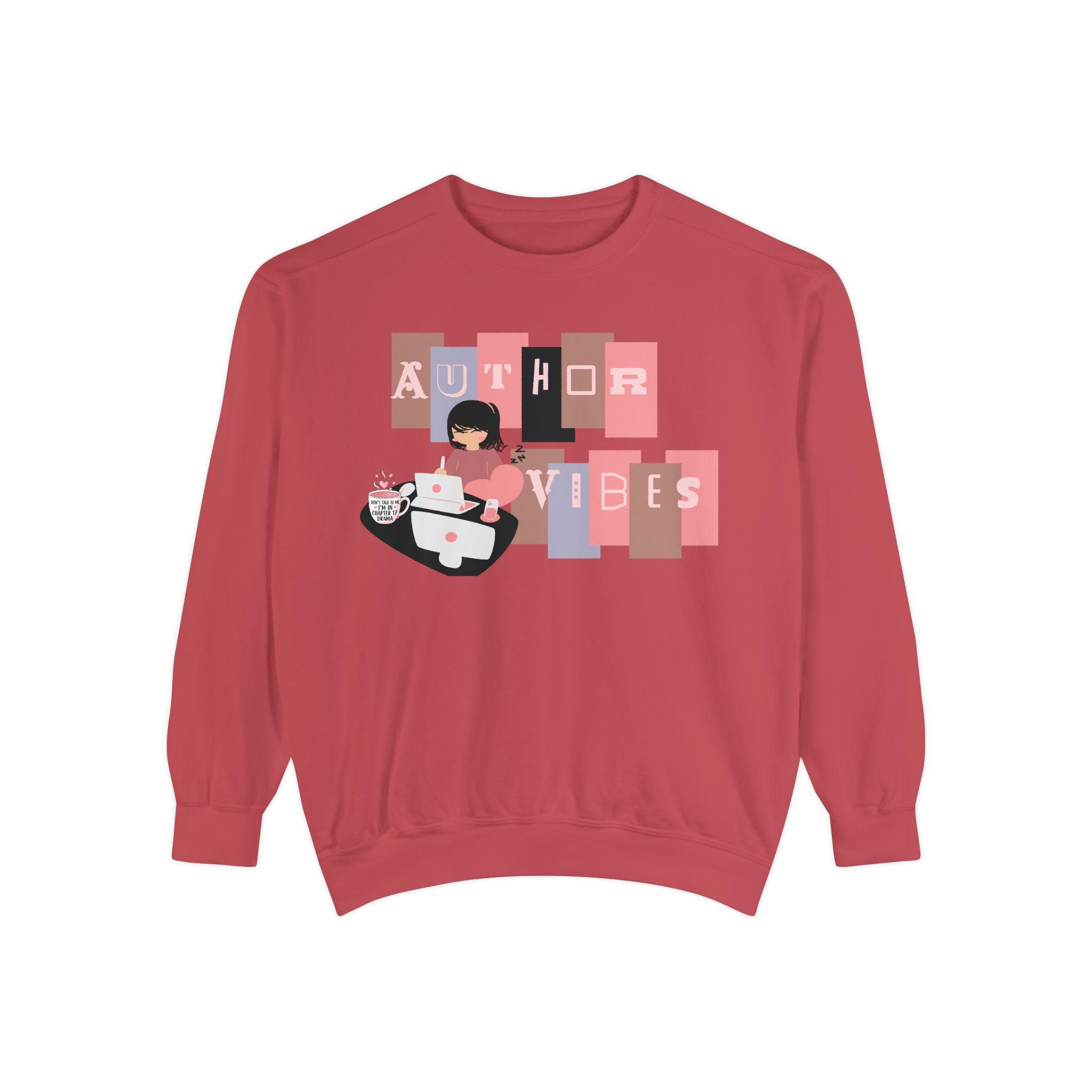 Author Vibes Sweatshirt — Cozy Writer Crewneck