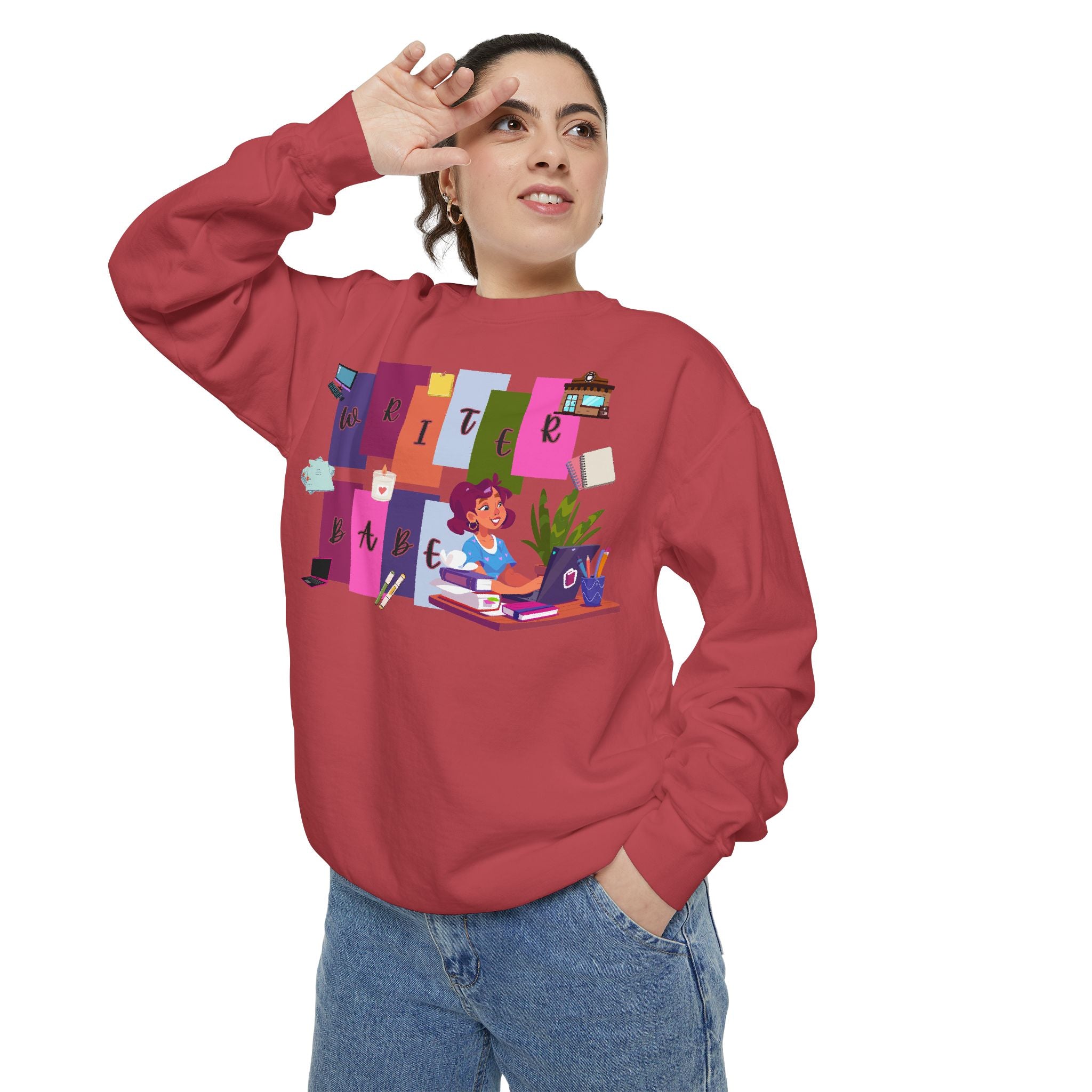 Writer Babe Crewneck Sweatshirt