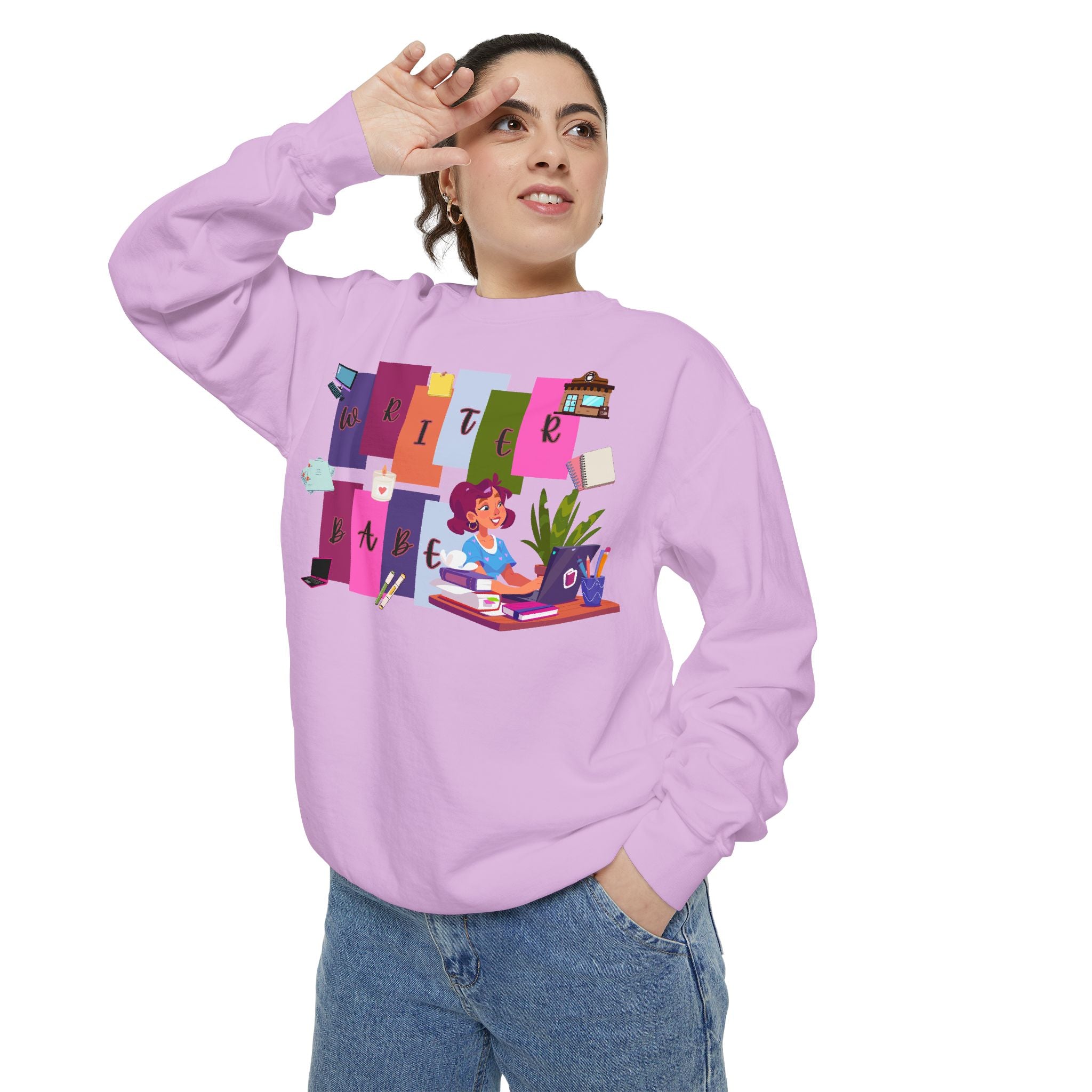 Writer Babe Crewneck Sweatshirt