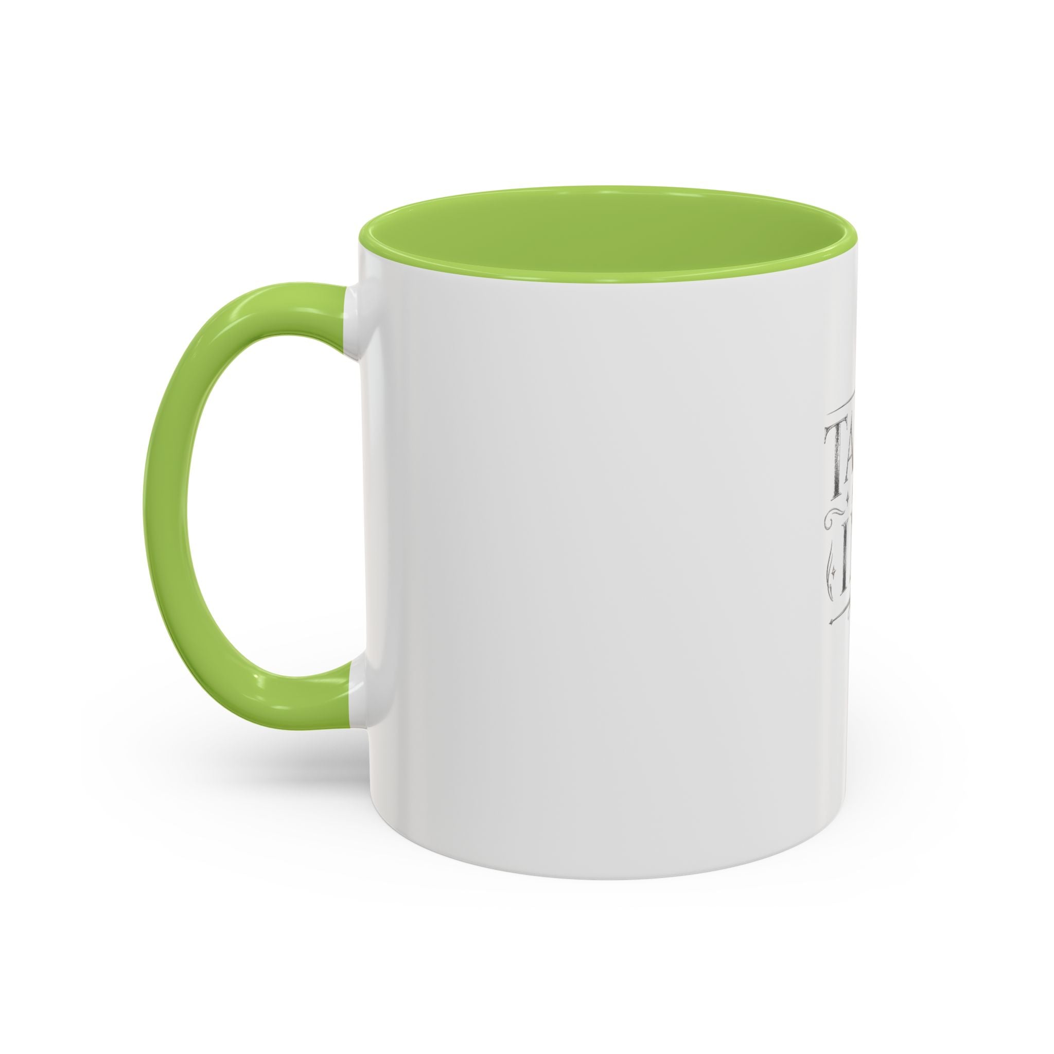 Tales & Ink Accent Coffee Mug — Literary Script 11/15oz