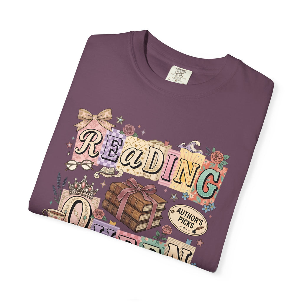 Reading Queen T-Shirt — Vintage Book Lover Tee
