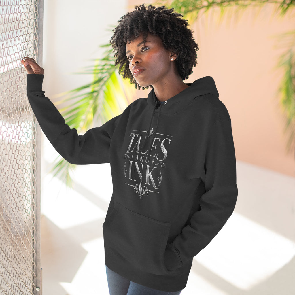 Tales & Ink Signature Hoodie — ‘For the Readers, Writers, Dreamers, Thinkers’ Cozy Fleece Pullover