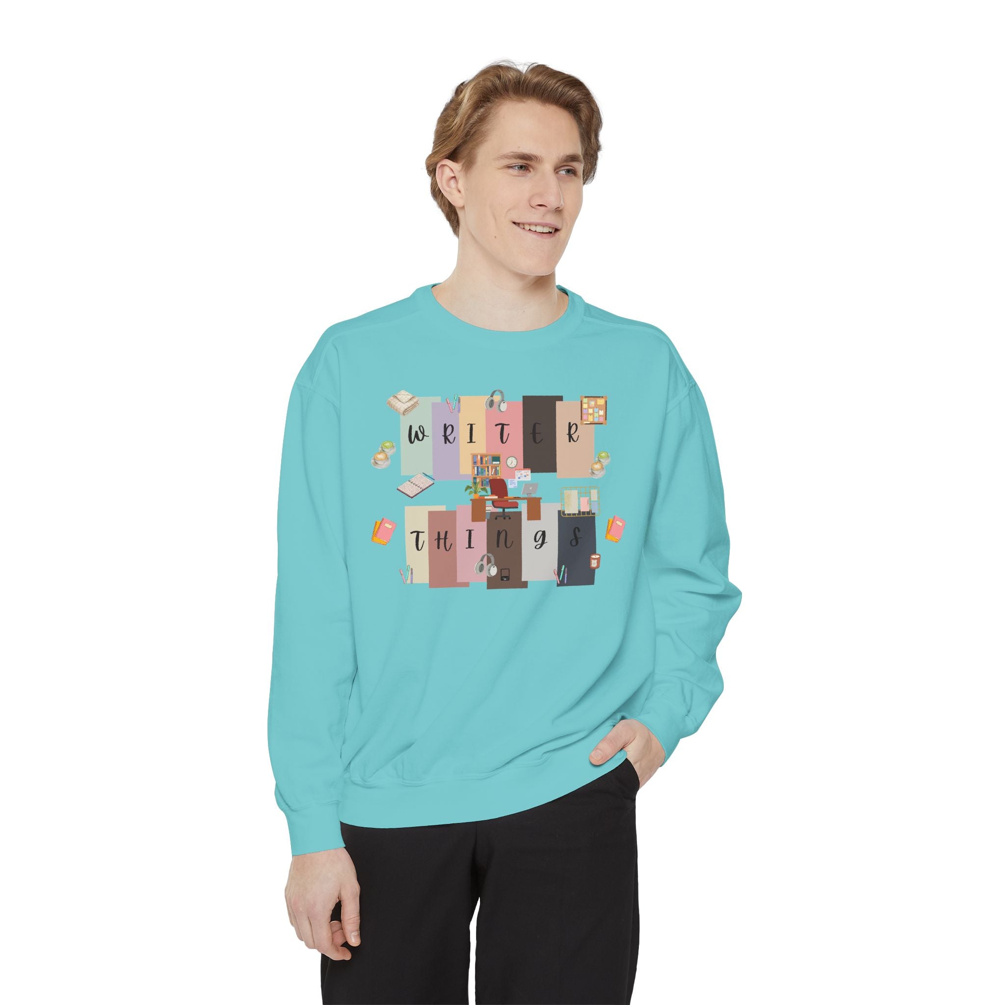 Write Things Sweatshirt — Cozy Writer Crewneck for Authors & Journalers