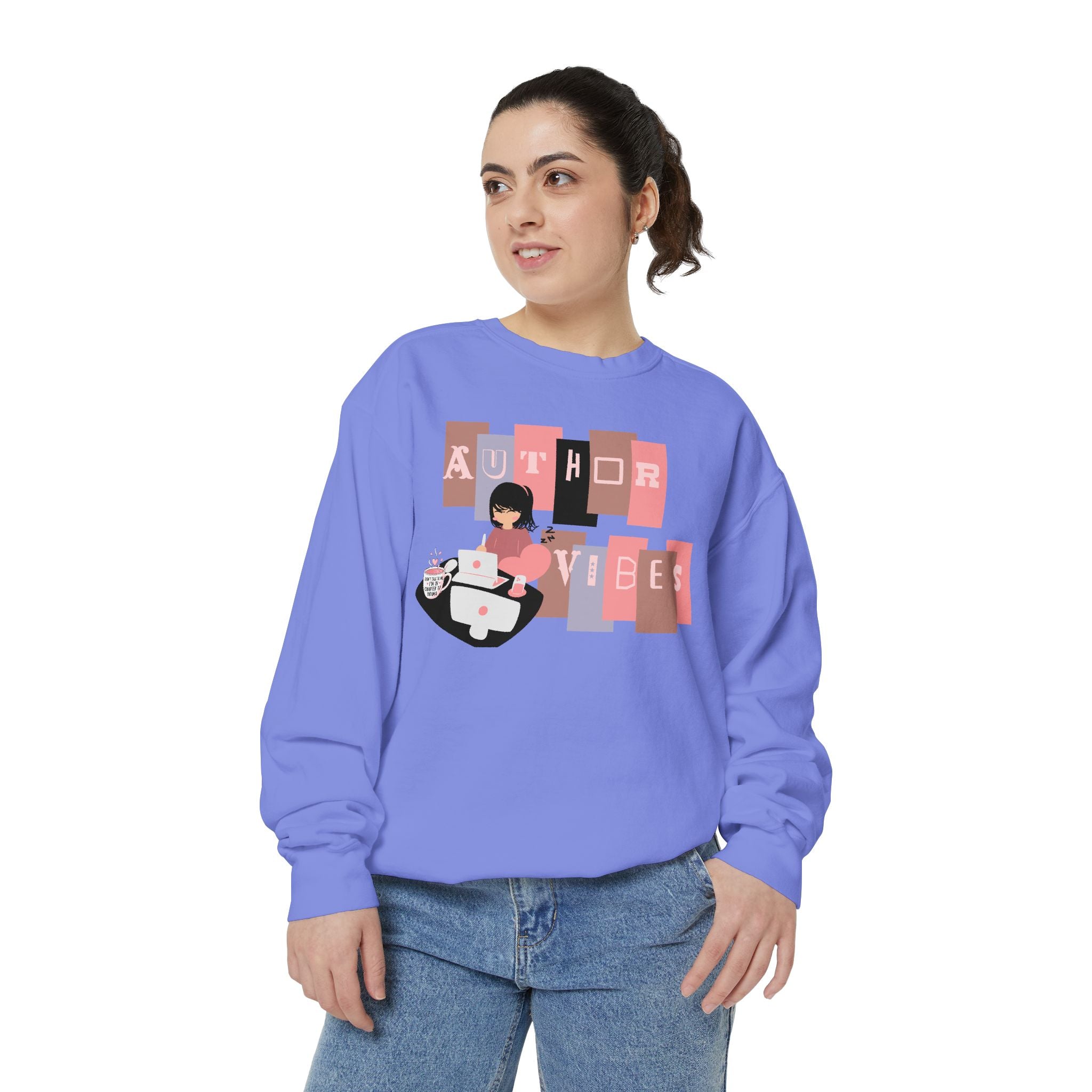 Author Vibes Sweatshirt — Cozy Writer Crewneck