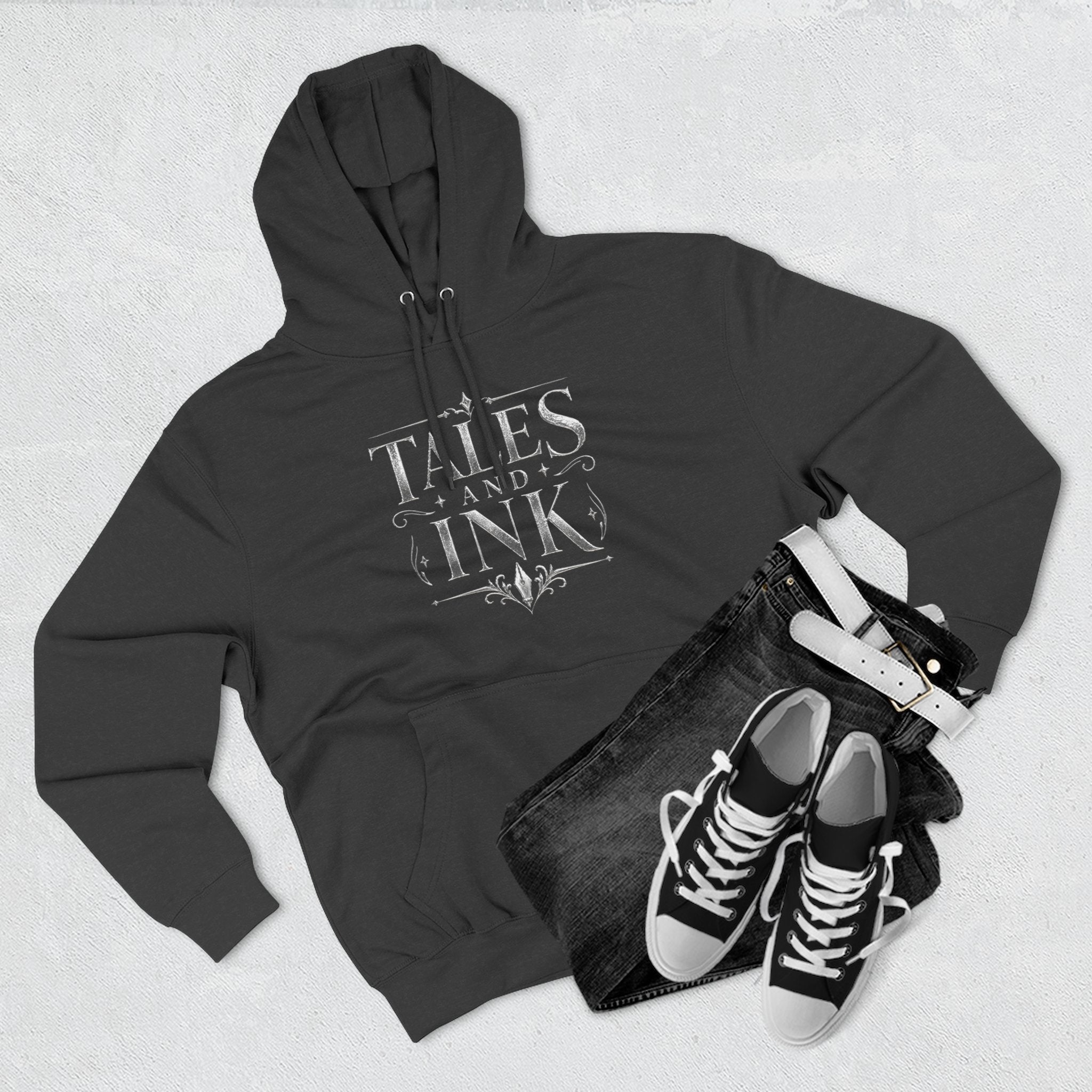 Tales & Ink Signature Hoodie — ‘For the Readers, Writers, Dreamers, Thinkers’ Cozy Fleece Pullover