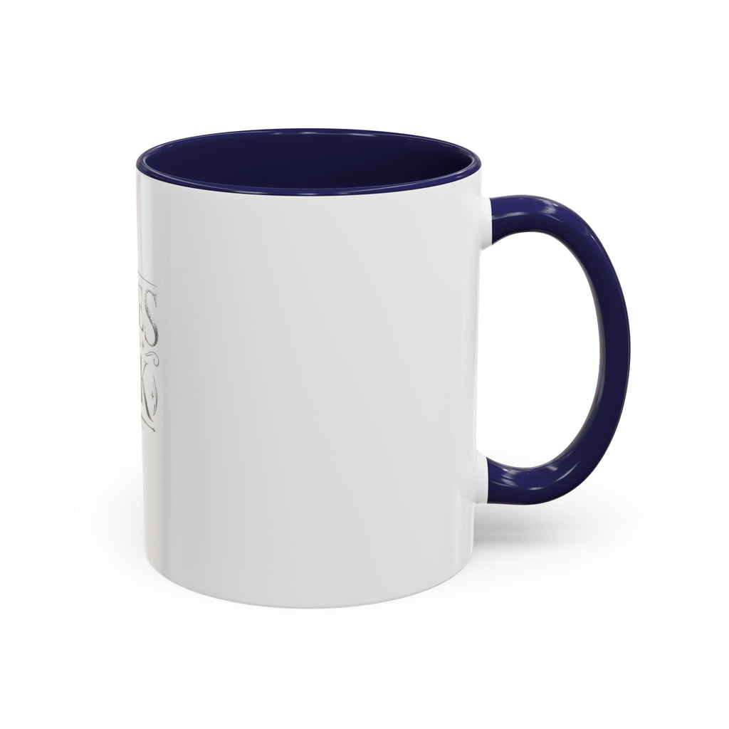 Tales & Ink Accent Coffee Mug — Literary Script 11/15oz