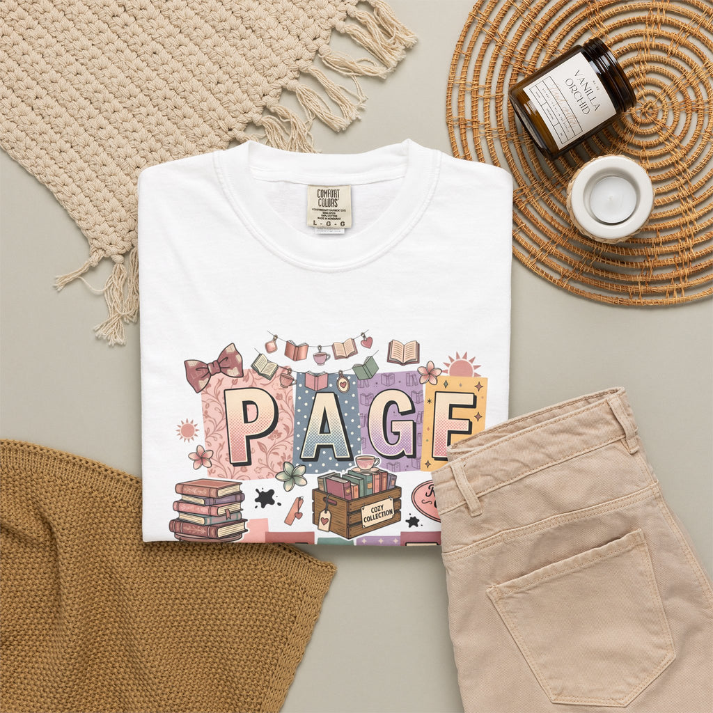 Page Turner T-Shirt — Cute Book Lover Graphic Tee