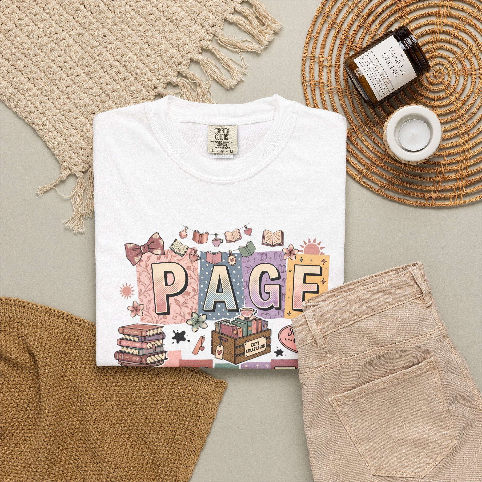 Page Turner T-Shirt — Cute Book Lover Graphic Tee