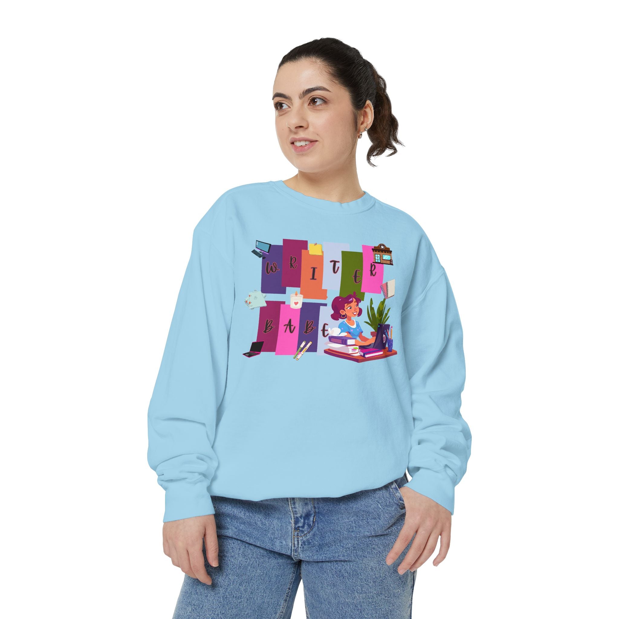 Writer Babe Crewneck Sweatshirt