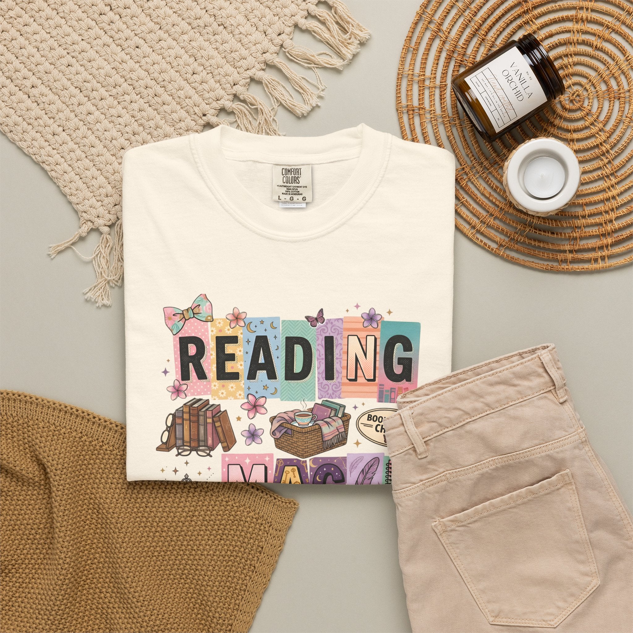 Reading Magic T-Shirt – Cute Book Lover Graphic Tee