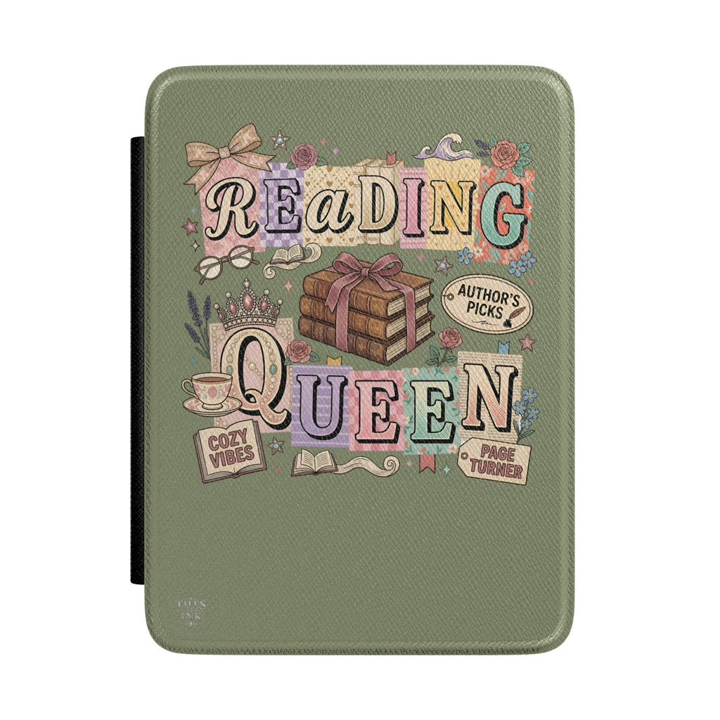 Reading Queen Kindle Case — Cozy Booklover E-Reader Cover