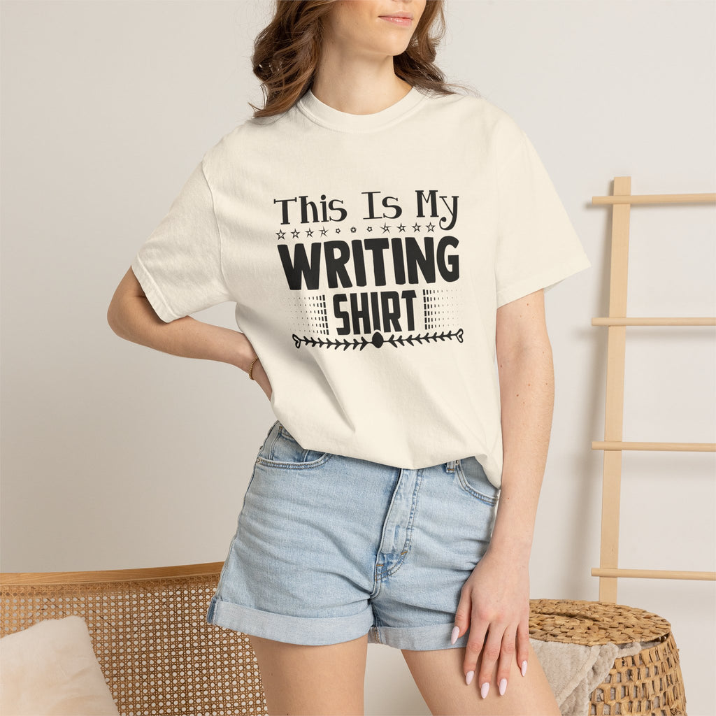 This Is My Writing Shirt T‑Shirt — Funny Writer Tee for Authors & Bloggers
