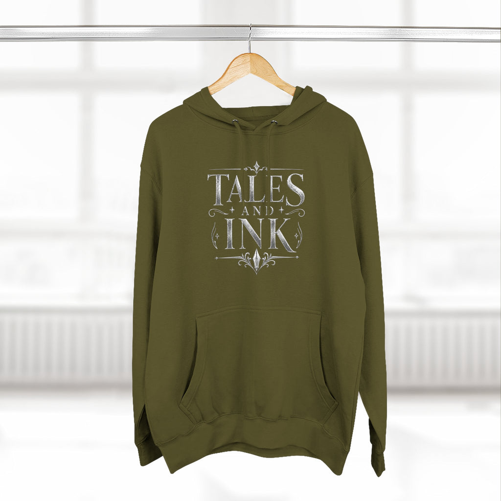 Tales & Ink Signature Hoodie — ‘For the Readers, Writers, Dreamers, Thinkers’ Cozy Fleece Pullover