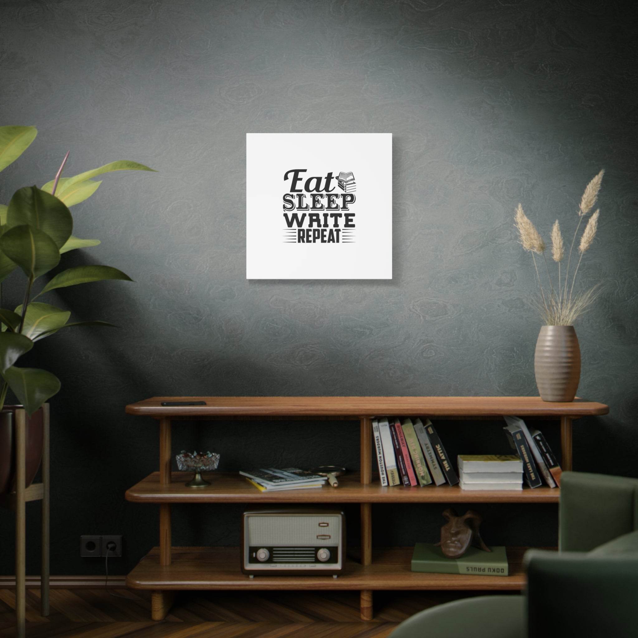 Eat Sleep Write Repeat Canvas