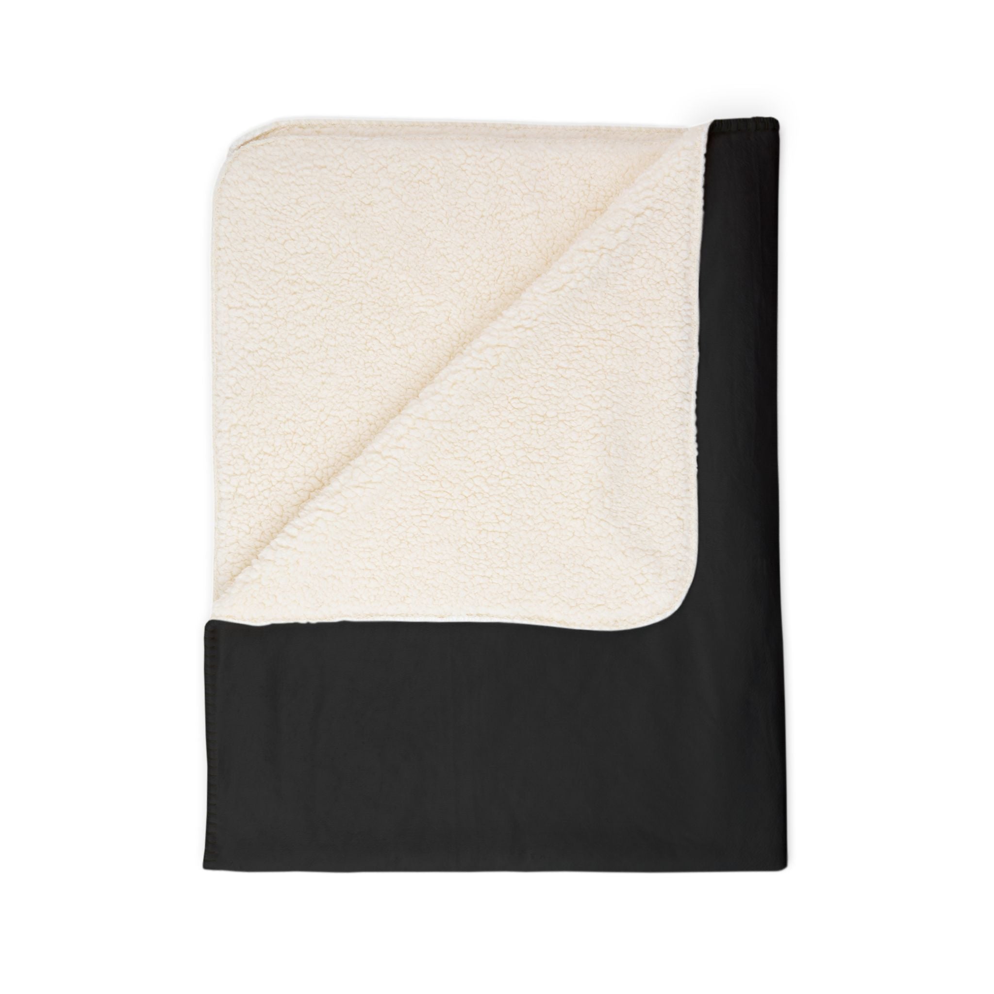 Copy of Sherpa Blanket – Soft Black Fleece Cozy Throw (Tales & Ink Script)