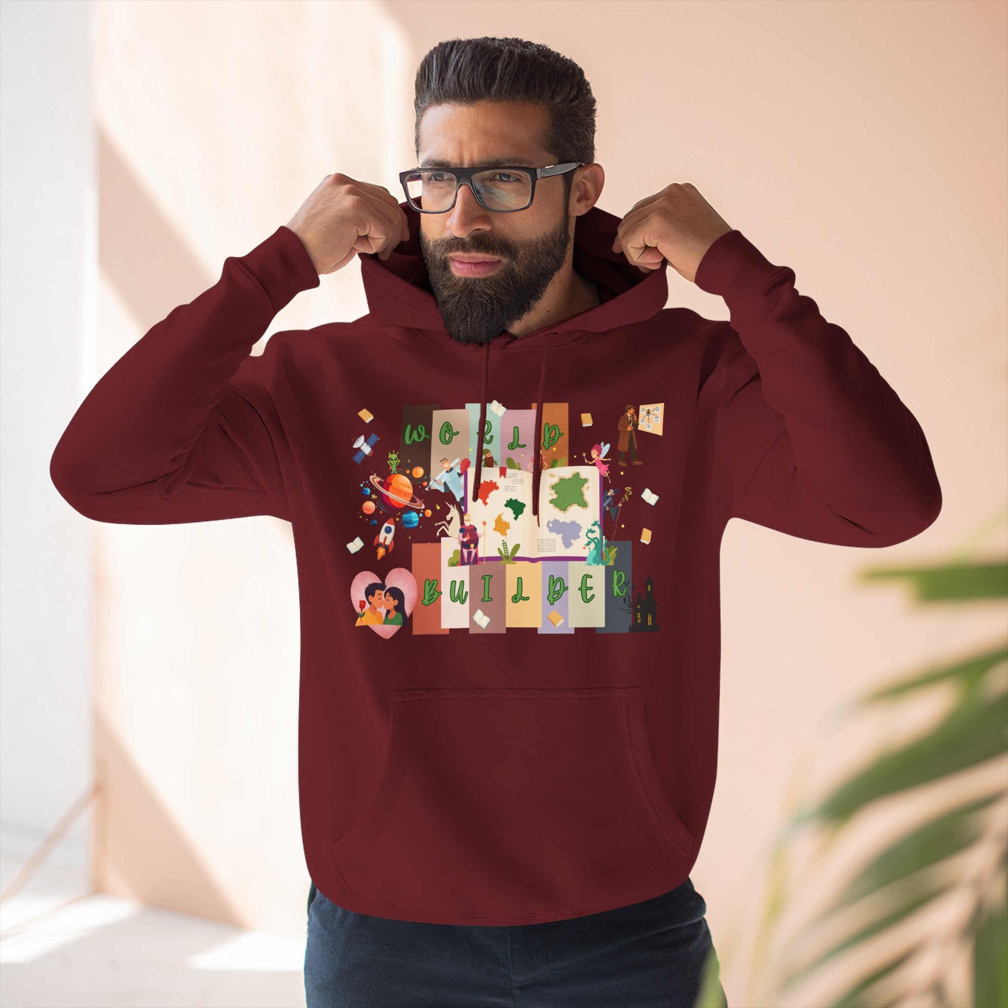 Writer Hoodie — World Builder Design Pullover