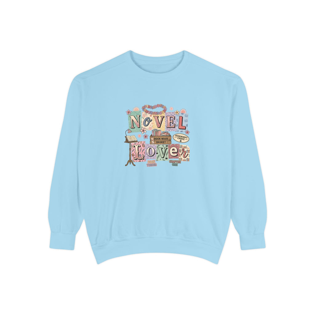 Novel Lover Sweatshirt — Cozy Bookish Graphic Pullover