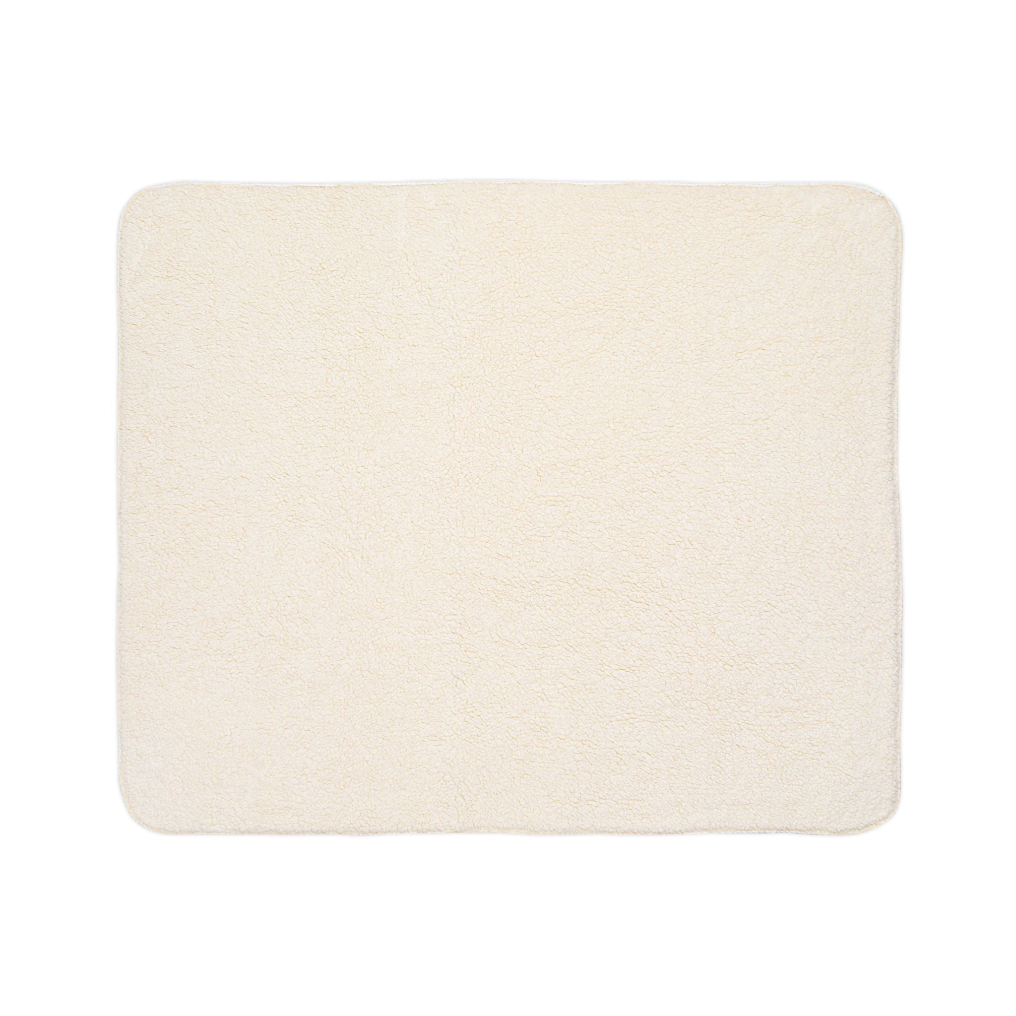 Sherpa Blanket – Soft Olive Fleece Cozy Throw (Tales & Ink Script)