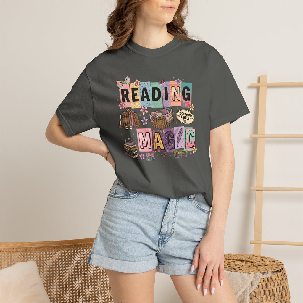 Reading Magic T-Shirt – Cute Book Lover Graphic Tee