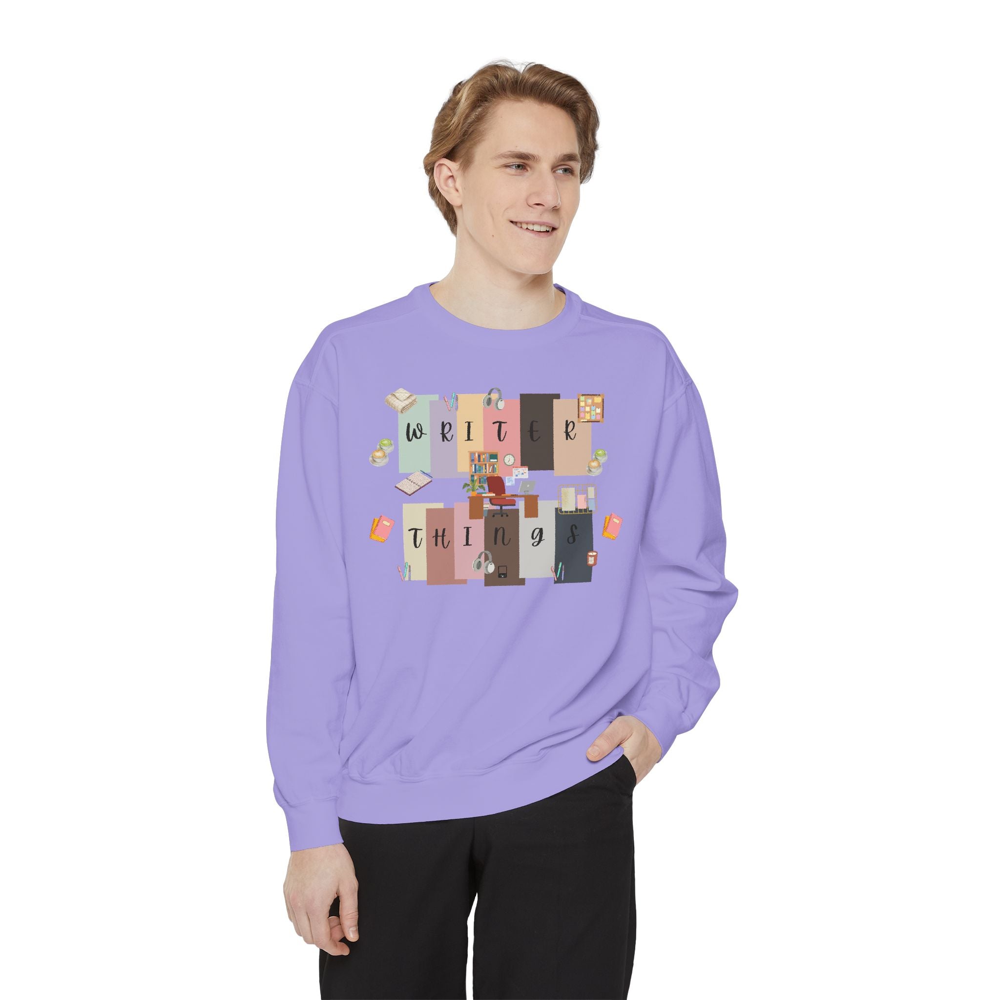 Write Things Sweatshirt — Cozy Writer Crewneck for Authors & Journalers