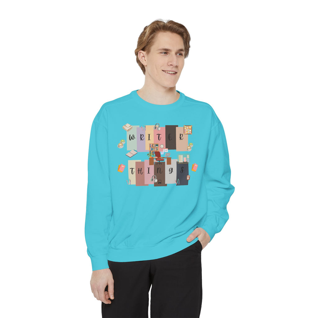 Write Things Sweatshirt — Cozy Writer Crewneck for Authors & Journalers