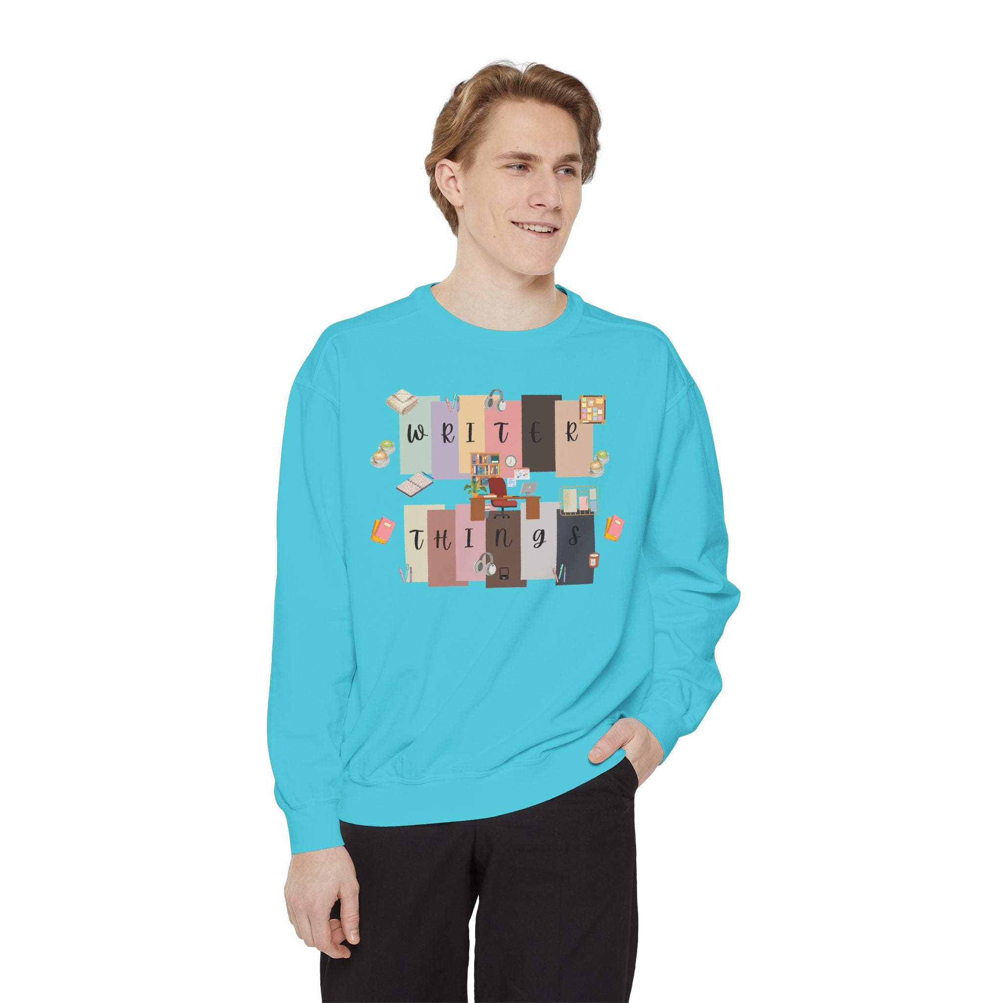 Write Things Sweatshirt — Cozy Writer Crewneck for Authors & Journalers