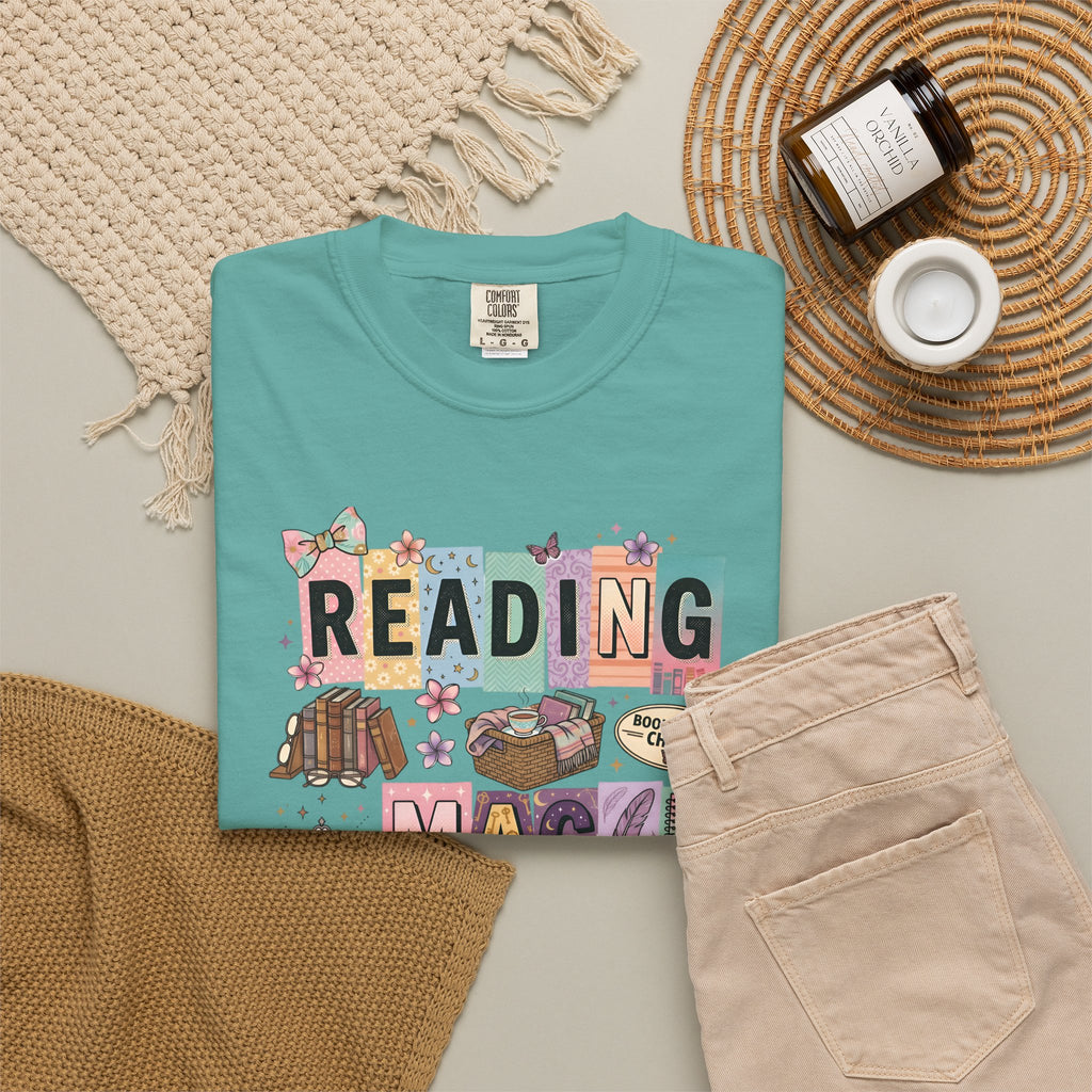 Reading Magic T-Shirt – Cute Book Lover Graphic Tee
