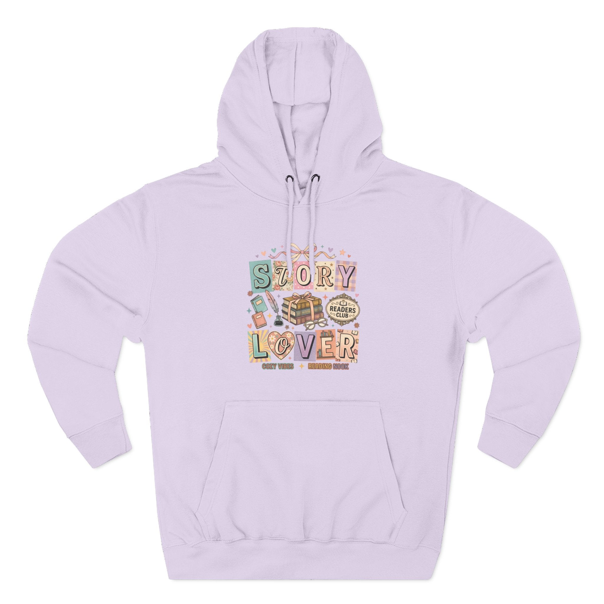 Story Lover Hoodie — Vintage Book Lover Graphic Pullover
