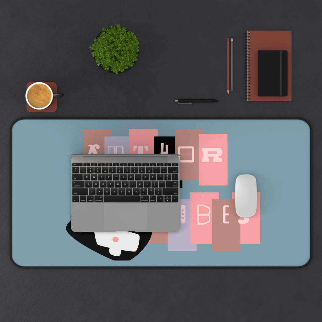 Author Vibes Desk Mat — Writer’s Inspirational Mouse Pad & Workspace Mat