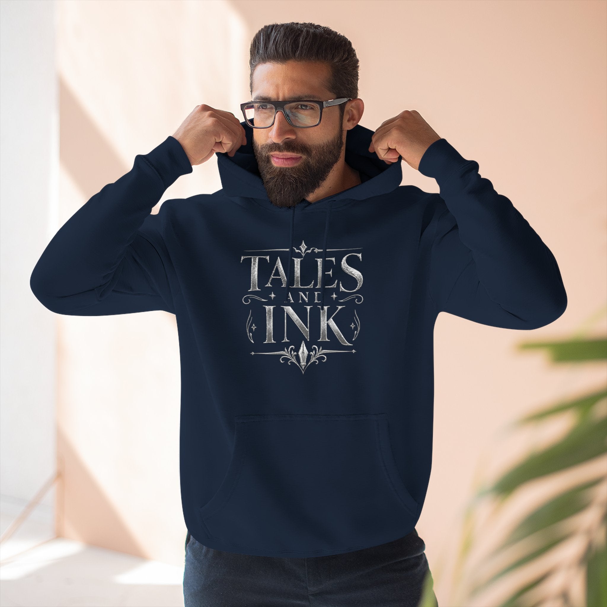 Tales & Ink Signature Hoodie — ‘For the Readers, Writers, Dreamers, Thinkers’ Cozy Fleece Pullover