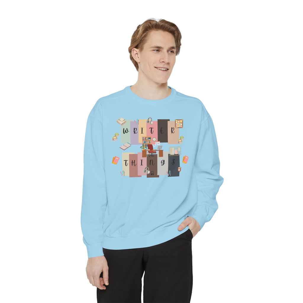 Write Things Sweatshirt — Cozy Writer Crewneck for Authors & Journalers