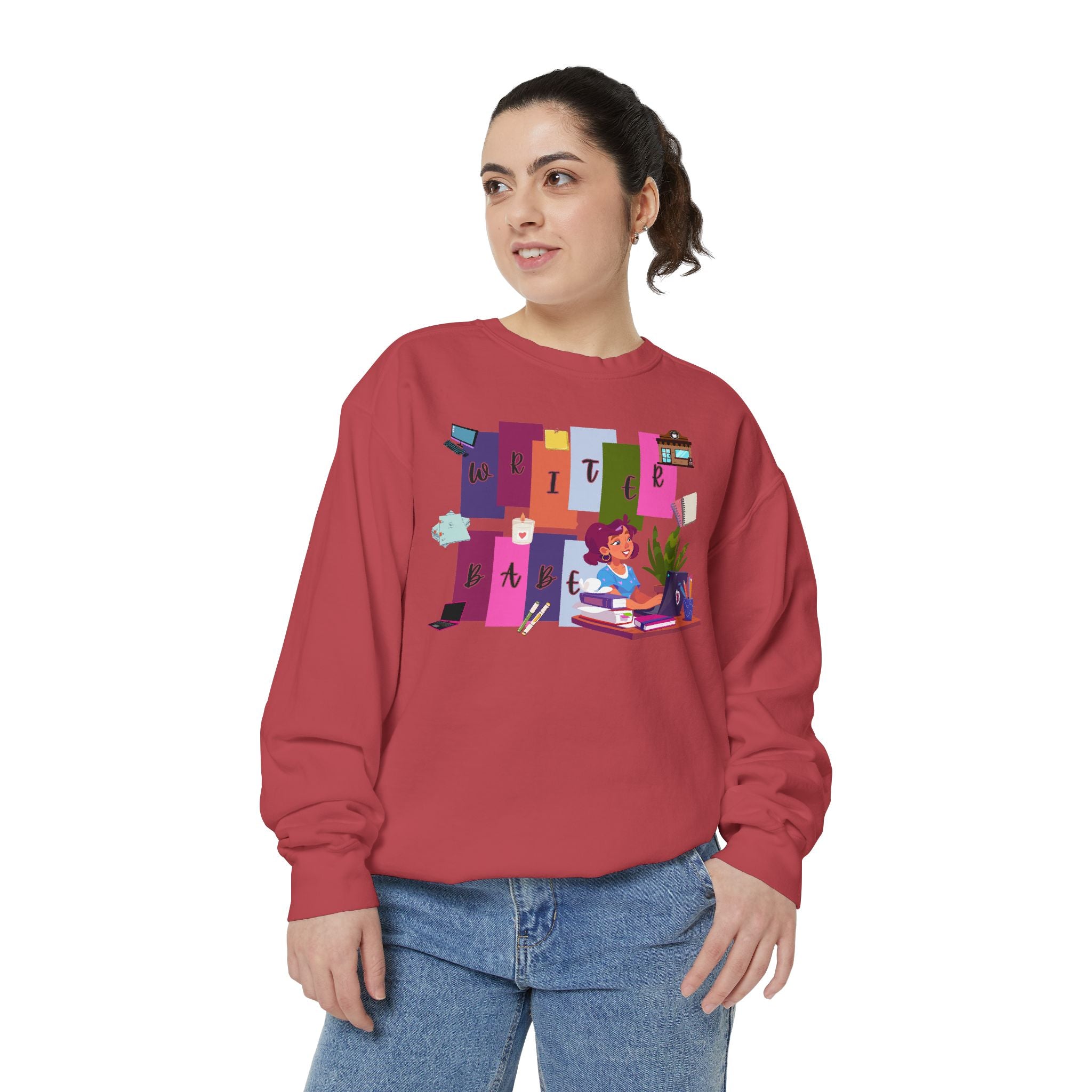 Writer Babe Crewneck Sweatshirt