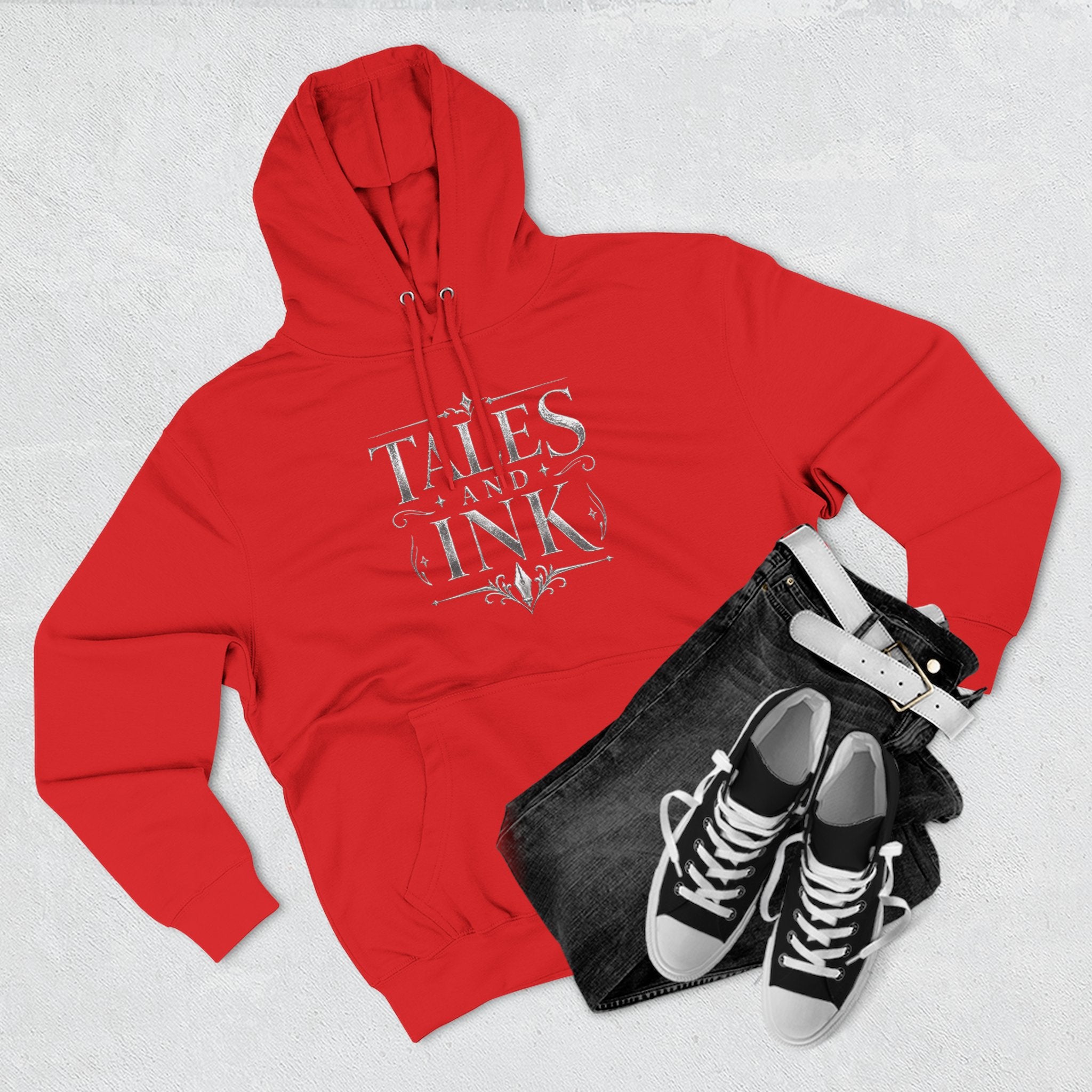 Tales & Ink Signature Hoodie — ‘For the Readers, Writers, Dreamers, Thinkers’ Cozy Fleece Pullover