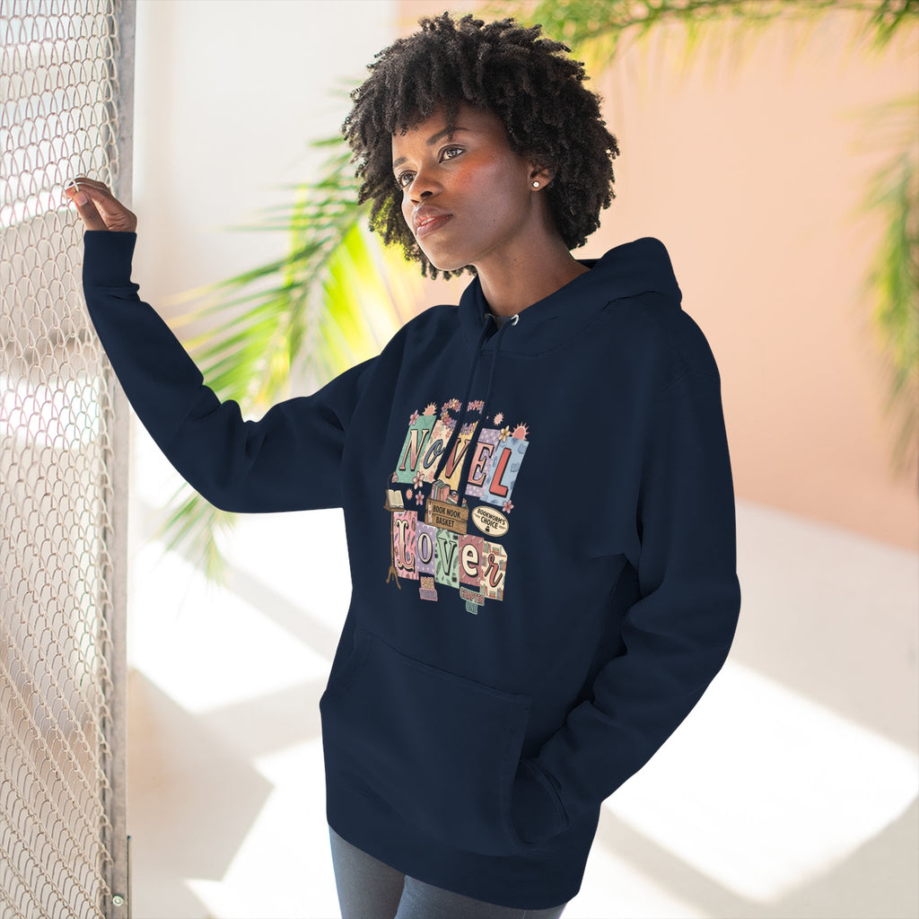 Novel Lover Hoodie — Cozy Literary Graphic Pullover