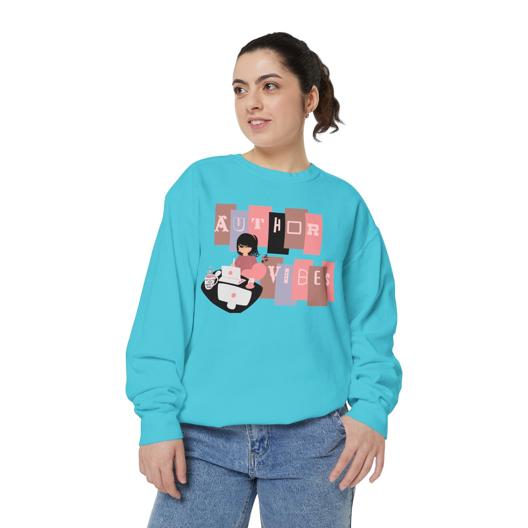 Author Vibes Sweatshirt — Cozy Writer Crewneck