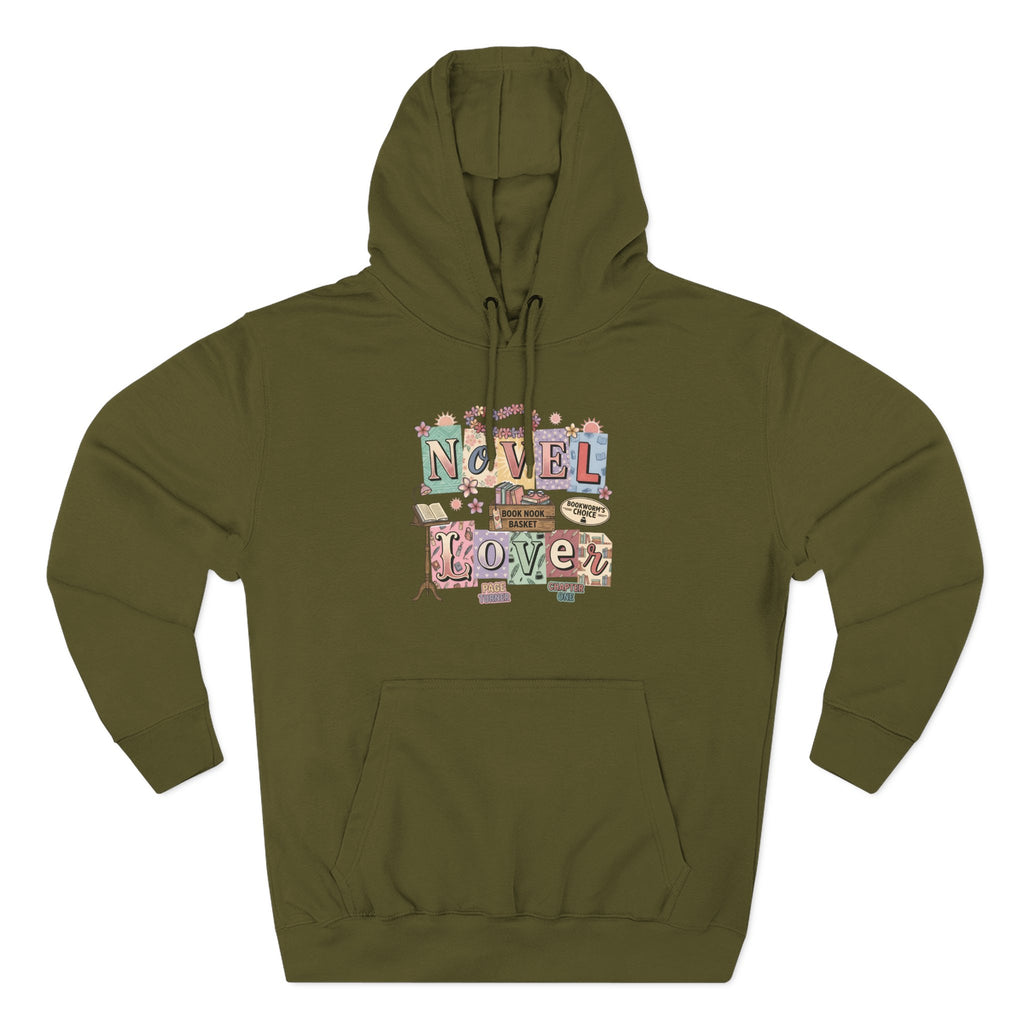 Novel Lover Hoodie — Cozy Literary Graphic Pullover