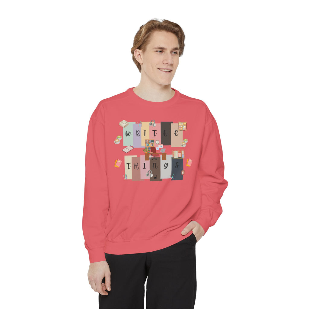 Write Things Sweatshirt — Cozy Writer Crewneck for Authors & Journalers