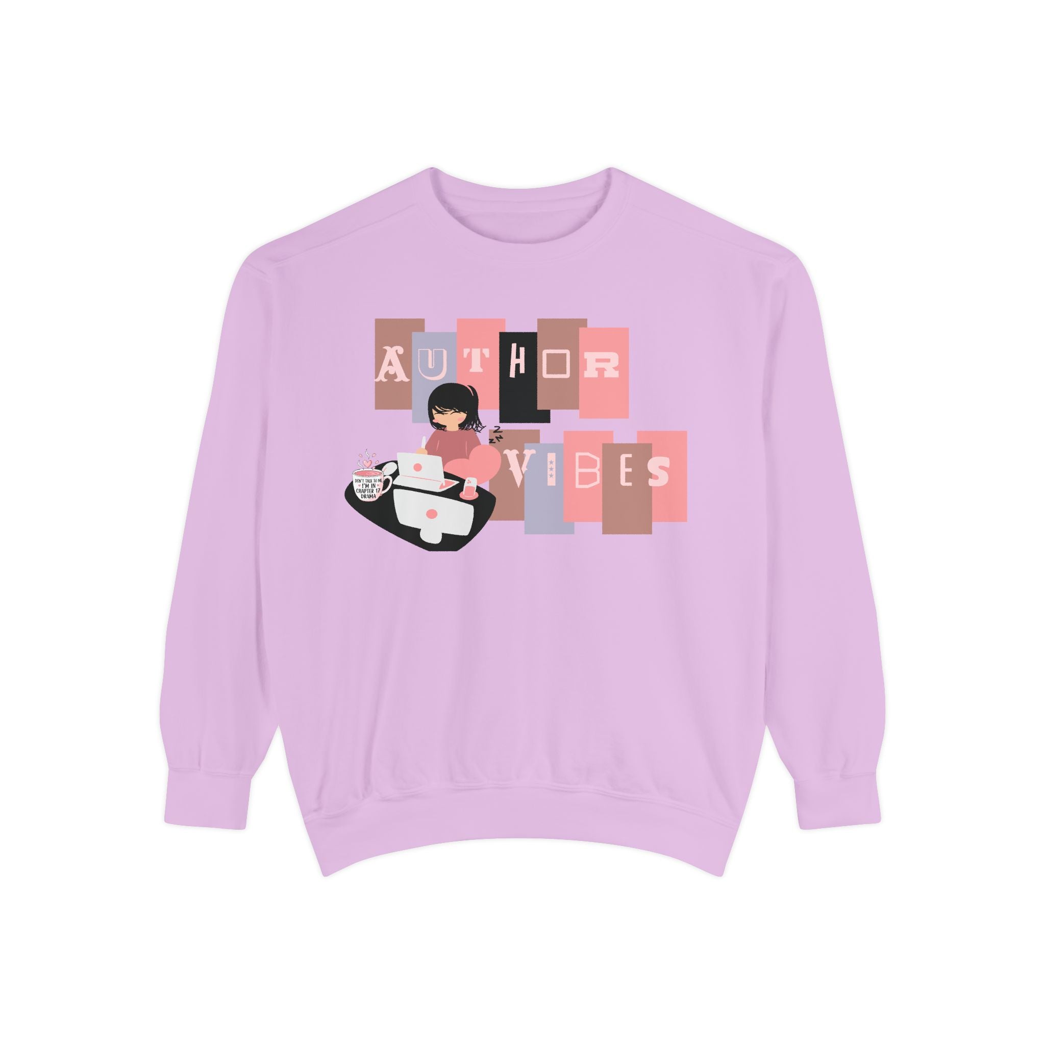 Author Vibes Sweatshirt — Cozy Writer Crewneck