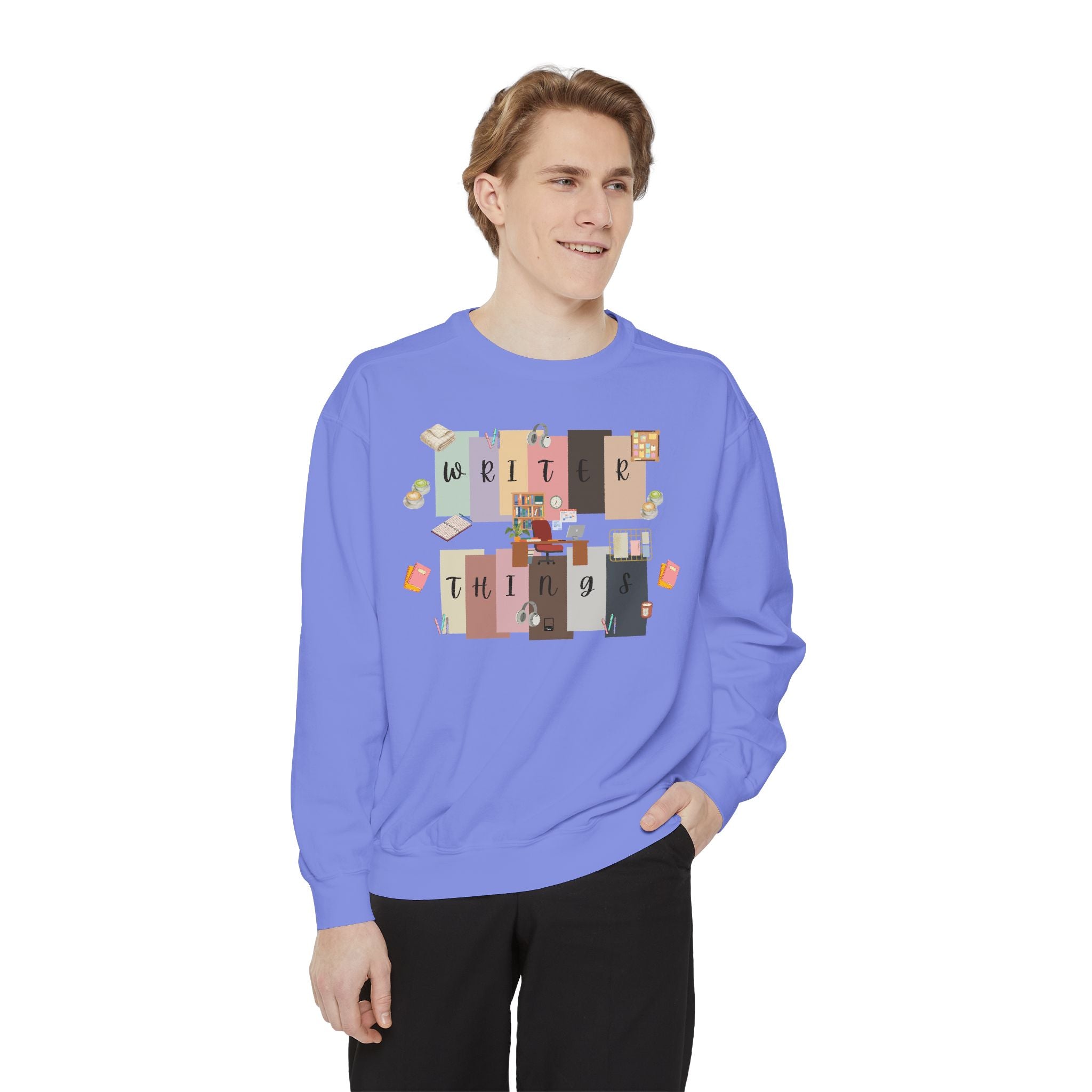 Write Things Sweatshirt — Cozy Writer Crewneck for Authors & Journalers