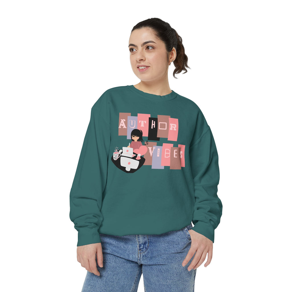 Author Vibes Sweatshirt — Cozy Writer Crewneck